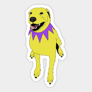 Grateful Dawg Yellow Sticker